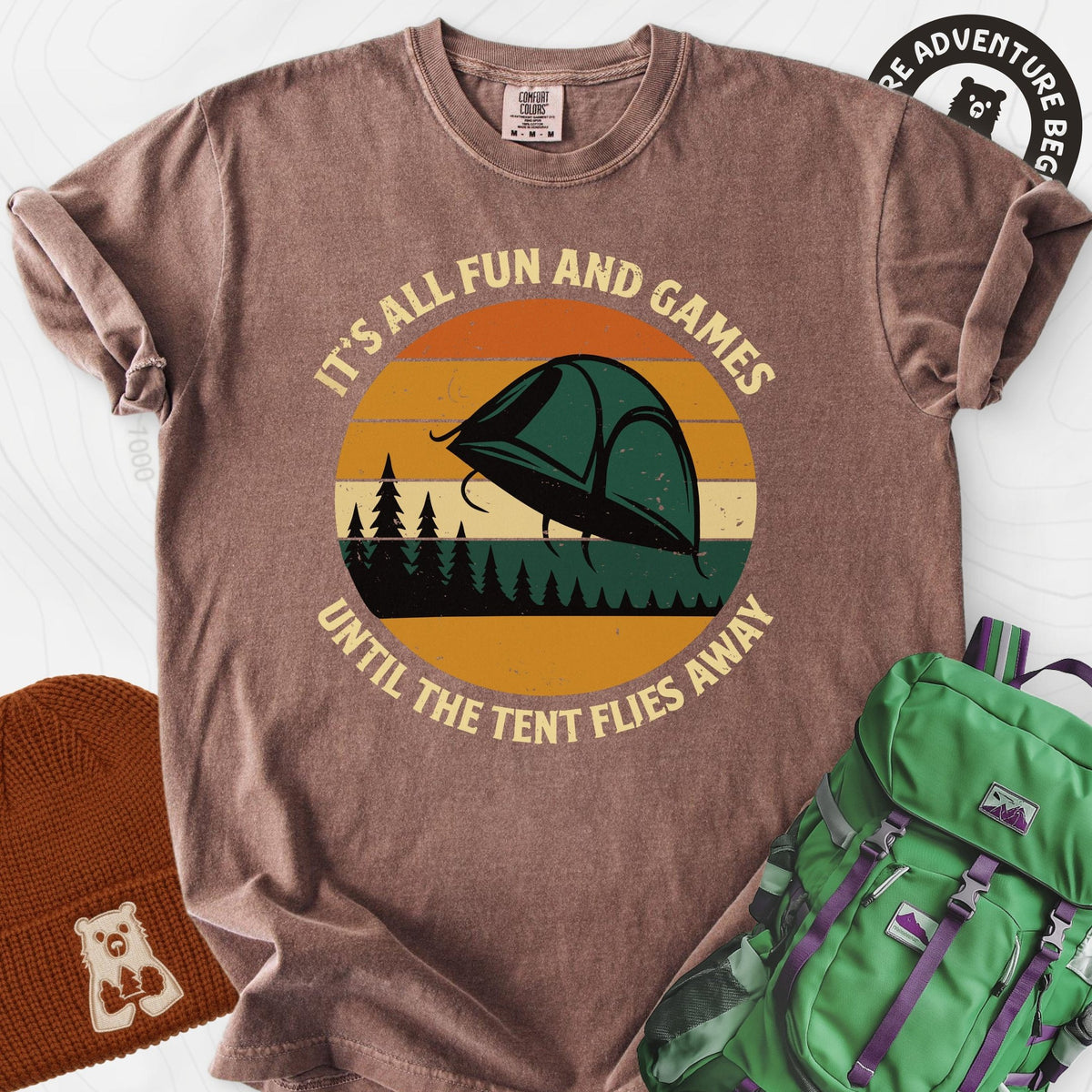It's All Fun and Games T-Shirt Gift For Hiker