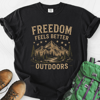 Freedom Outdoors T-Shirt Gift For Hiker