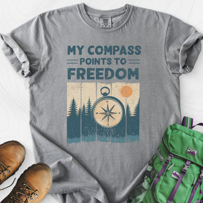 Freedom T-Shirt Gift For Hiker
