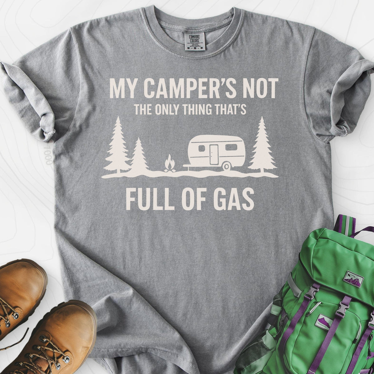 Full of Gas T-Shirt Gift For Hiker