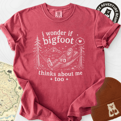 Bigfoot Daydream T-Shirt Gift For Hiker