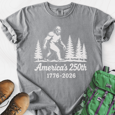 Bigfoot 250th T-Shirt Gift For Hiker