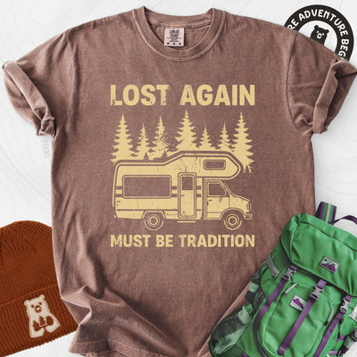 Lost Again T-Shirt Gift For Hiker