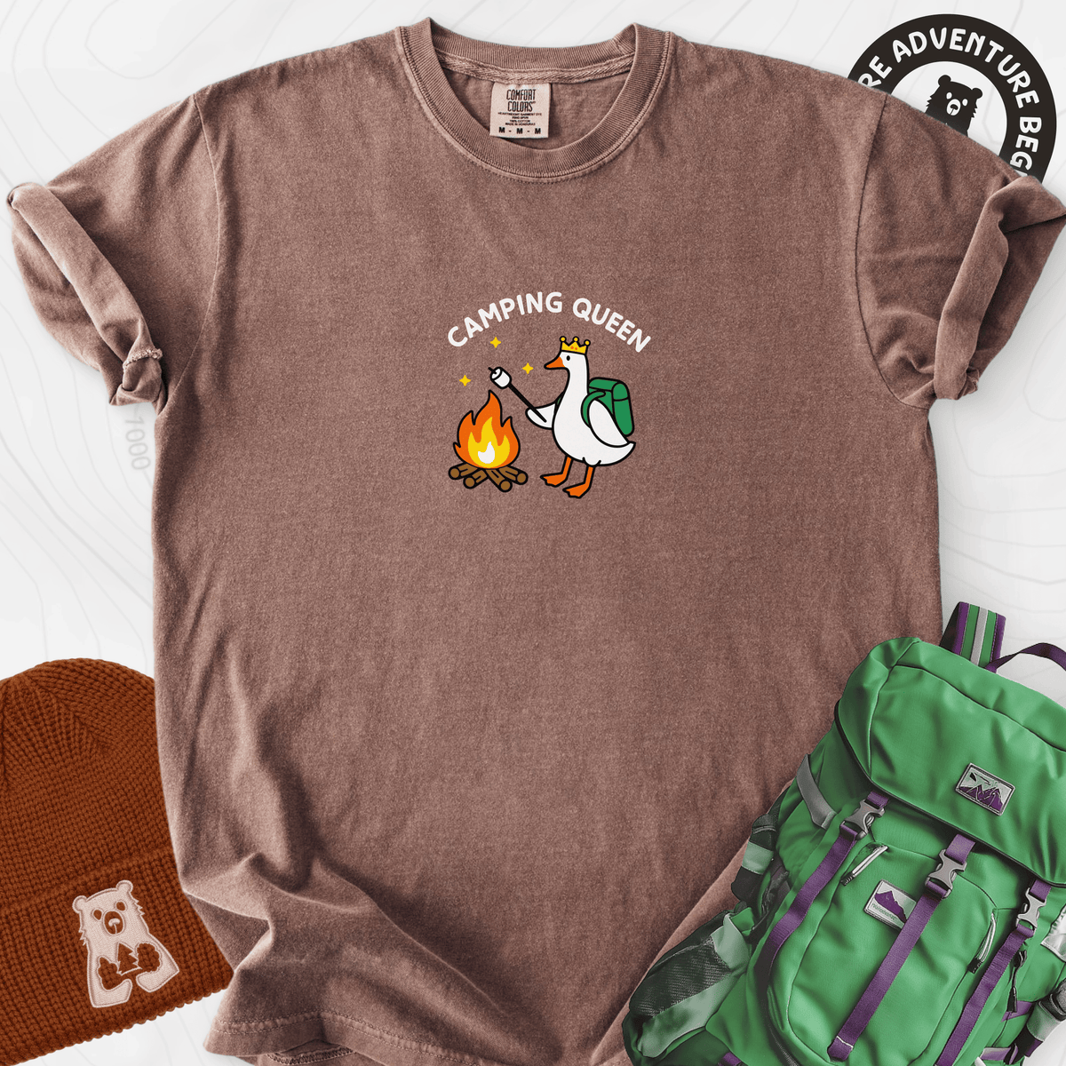 Camping Queen T-Shirt Gift For Hiker