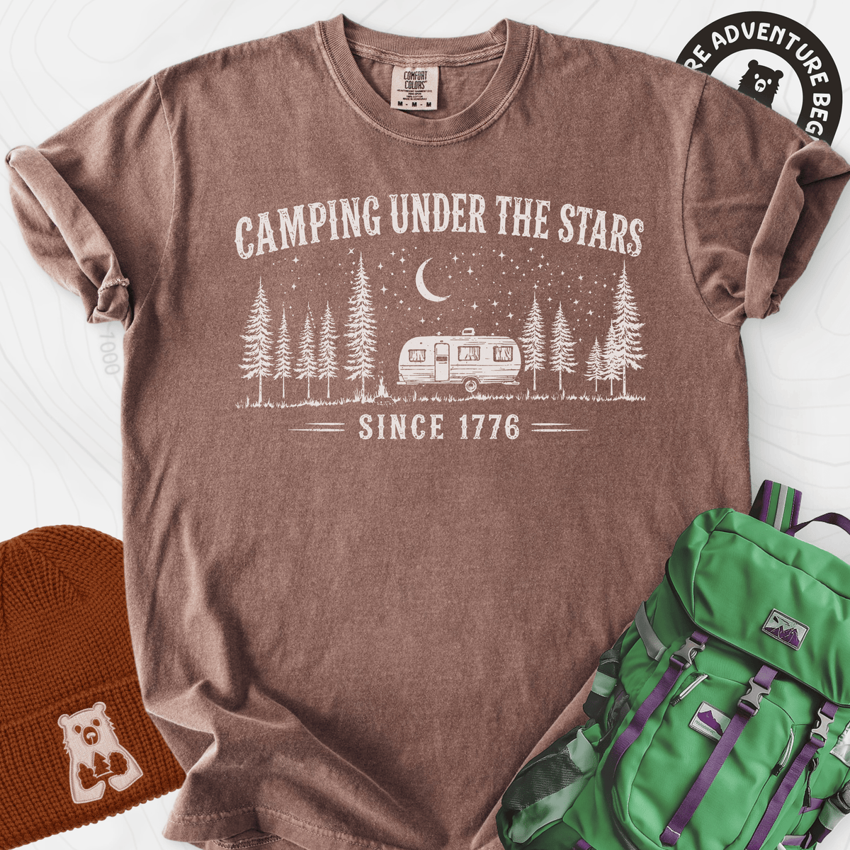 Under the Stars T-Shirt Gift For Hiker