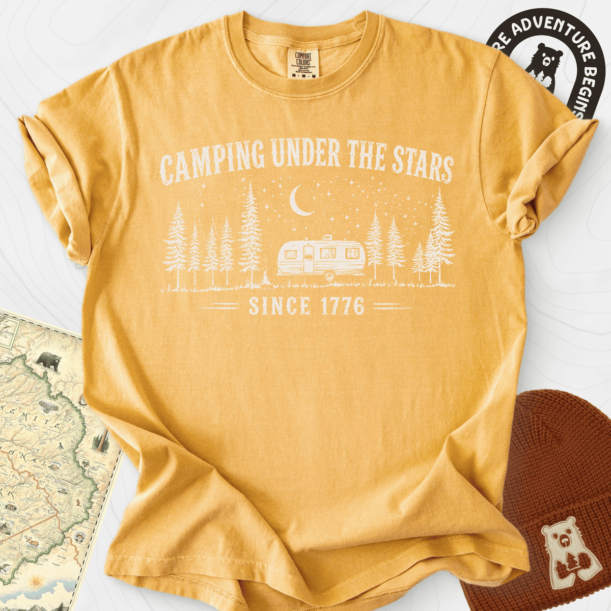 Under the Stars T-Shirt Gift For Hiker