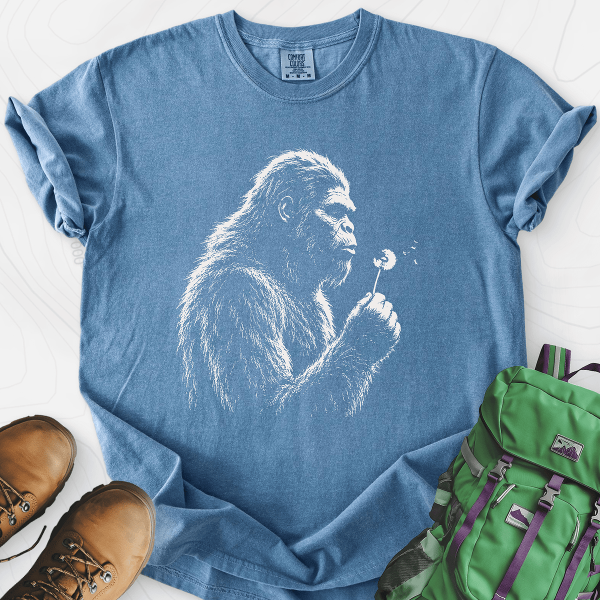 Bigfoot Wish T-Shirt Gift For Hiker