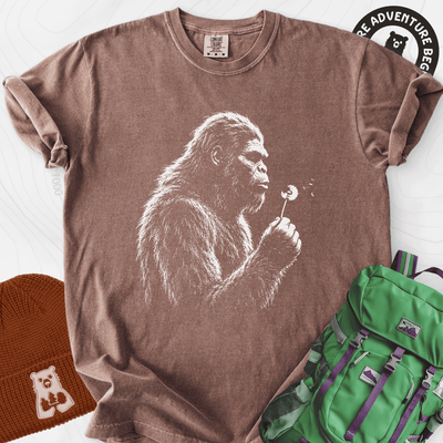 Bigfoot Wish T-Shirt Gift For Hiker