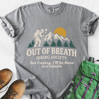 Out Of Breath T-Shirt Gift For Hiker