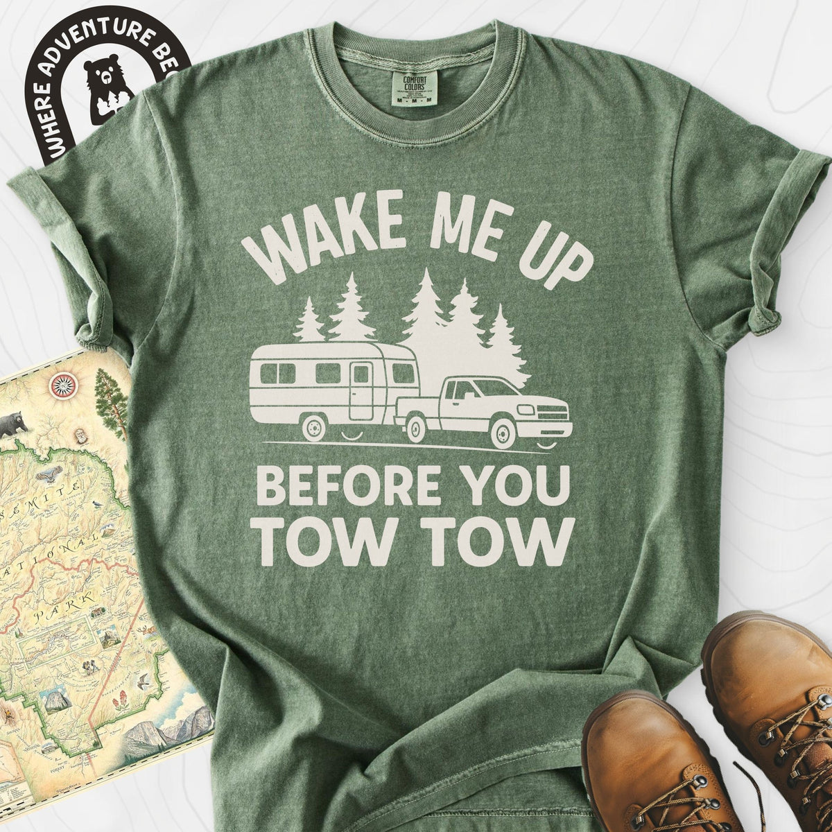 Tow Tow T-Shirt Gift For Hiker