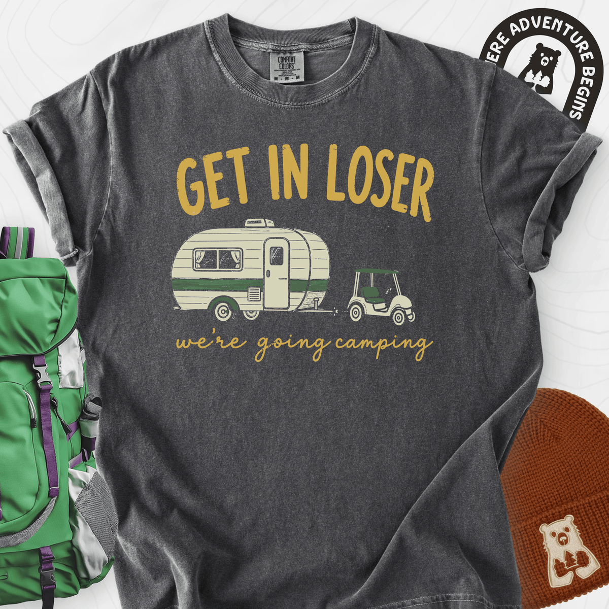Golf Cart Getaway T-Shirt Gift For Hiker