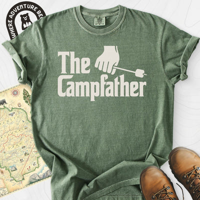 The Campfather T-Shirt Gift For Hiker