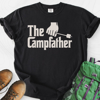 The Campfather T-Shirt Gift For Hiker
