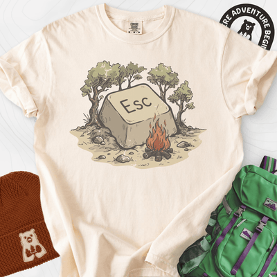 ESC Campfire T-Shirt Gift For Hiker