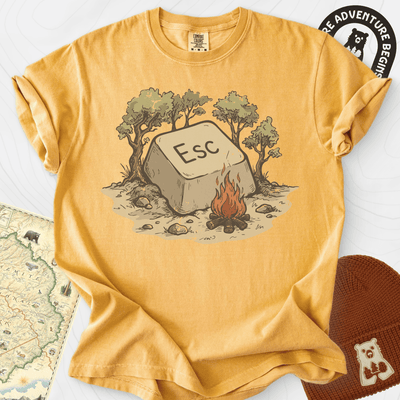 ESC Campfire T-Shirt Gift For Hiker