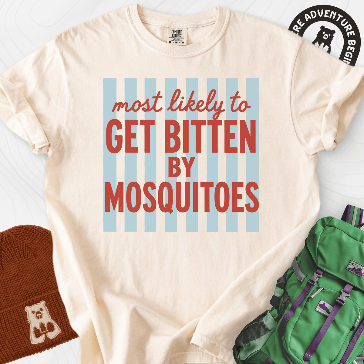 Mosquito Award T-Shirt Gift For Hiker