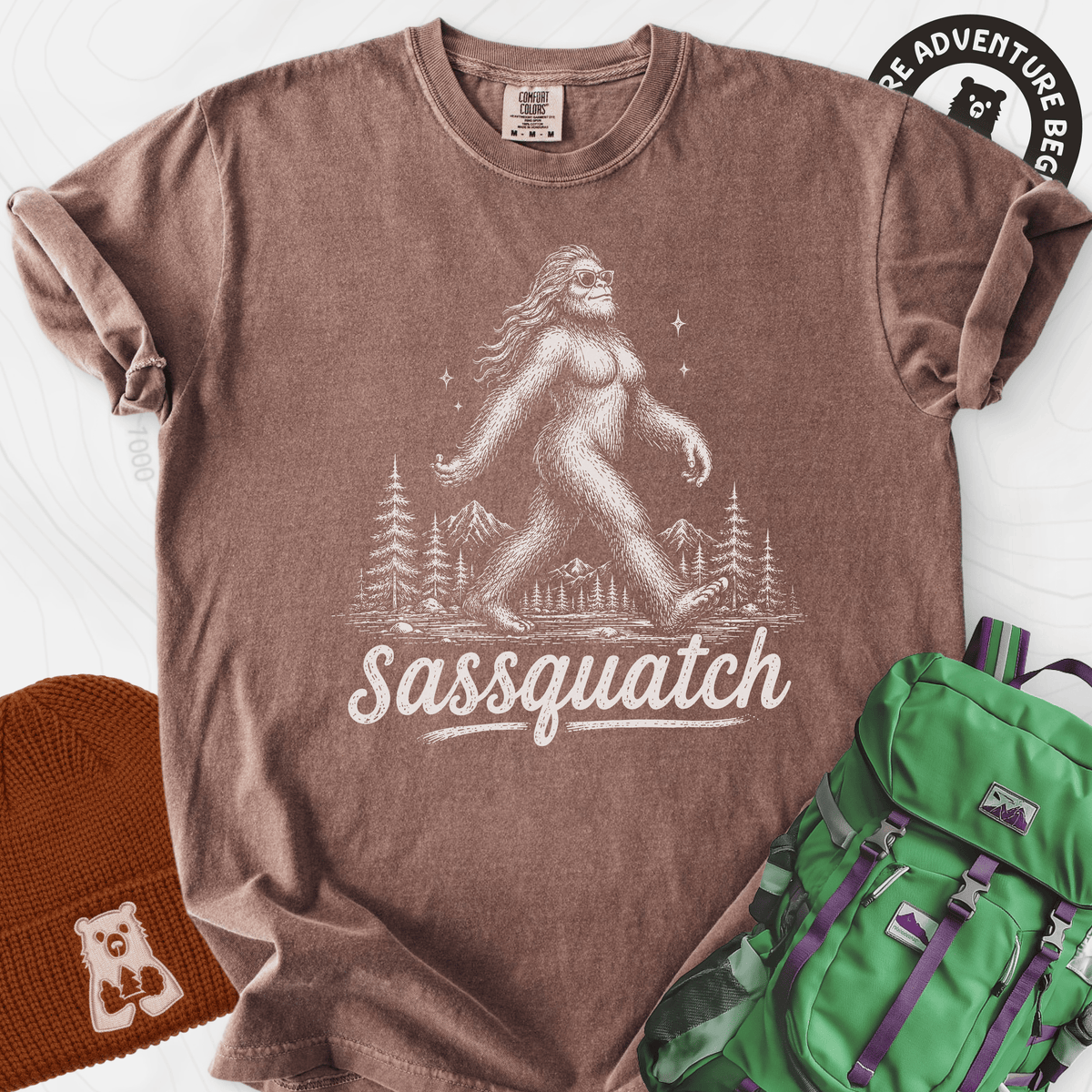 Sassquatch T-Shirt Gift For Hiker