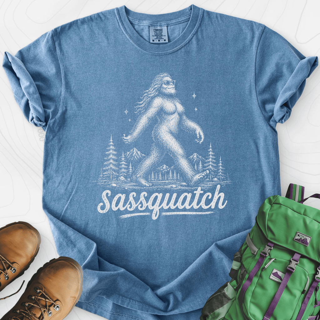 Sassquatch T-Shirt Gift For Hiker