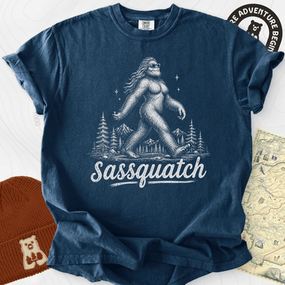 Sassquatch T-Shirt Gift For Hiker