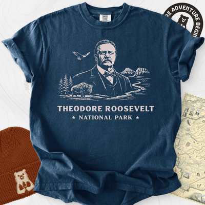 Roosevelt Wilderness Badge T-Shirt Gift For Hiker