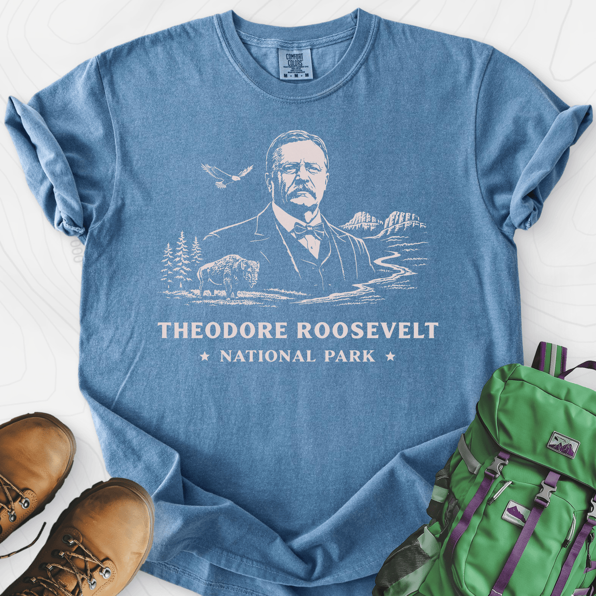 Roosevelt Wilderness Badge T-Shirt Gift For Hiker