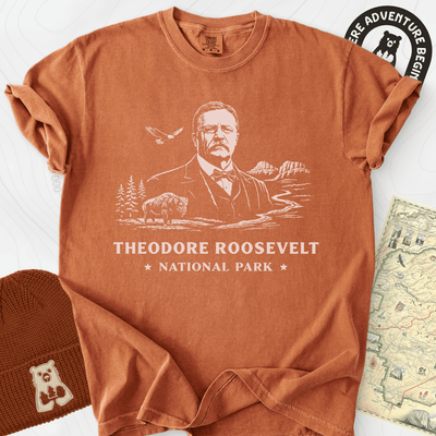 Roosevelt Wilderness Badge T-Shirt Gift For Hiker