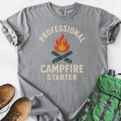 Campfire Pro T-Shirt Gift For Hiker