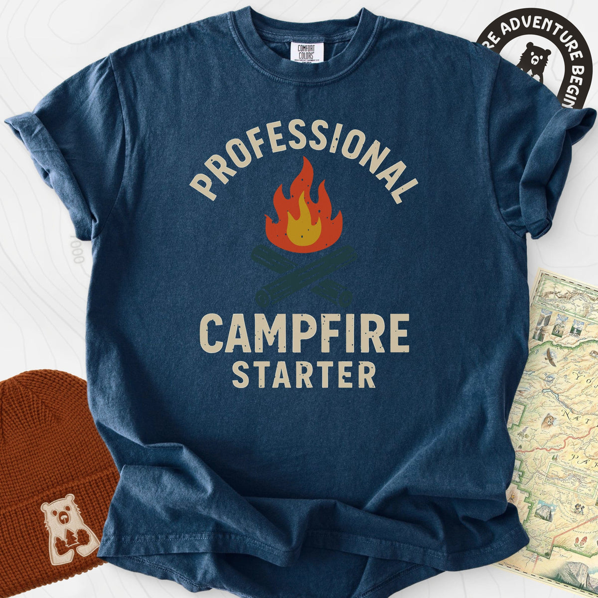 Campfire Pro T-Shirt Gift For Hiker