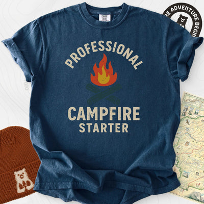 Campfire Pro T-Shirt Gift For Hiker