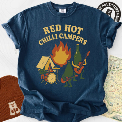 Red Hot Chilli Campers T-Shirt Gift For Hiker