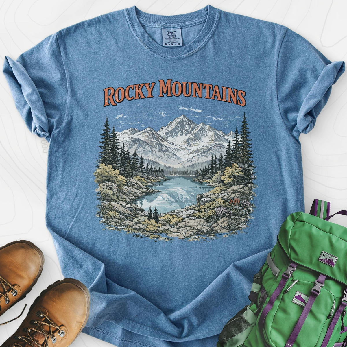 Rocky Mountain Escape T-Shirt Gift For Hiker