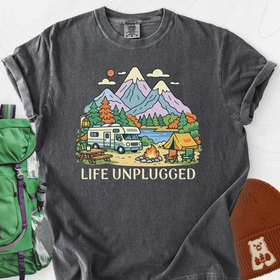 Life Unplugged T-Shirt Gift For Hiker