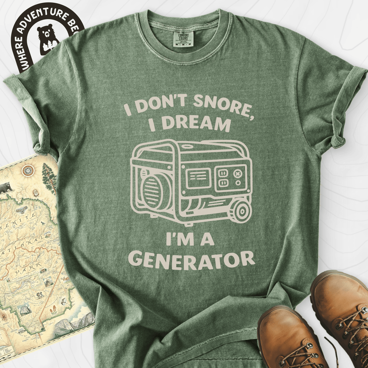 Generator Dreams T-Shirt Gift For Hiker