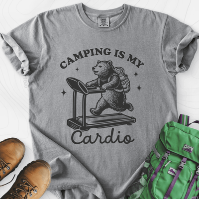 Camping Cardio T-Shirt Gift For Hiker