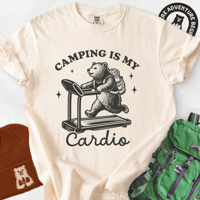 Camping Cardio T-Shirt Gift For Hiker
