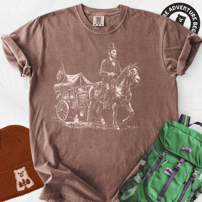 Frontier Wagon Camp T-Shirt Gift For Hiker