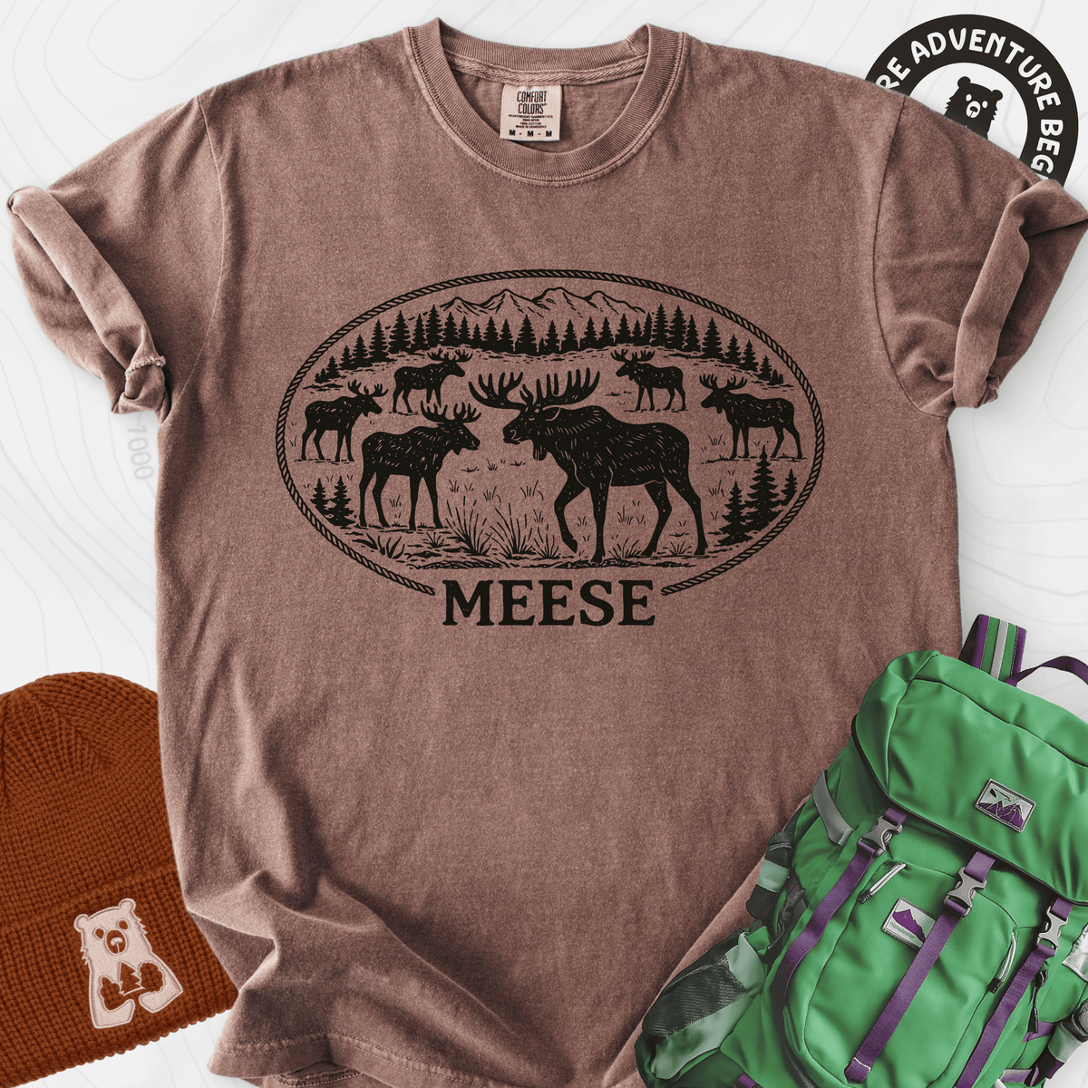 Meese T-Shirt Gift For Hiker