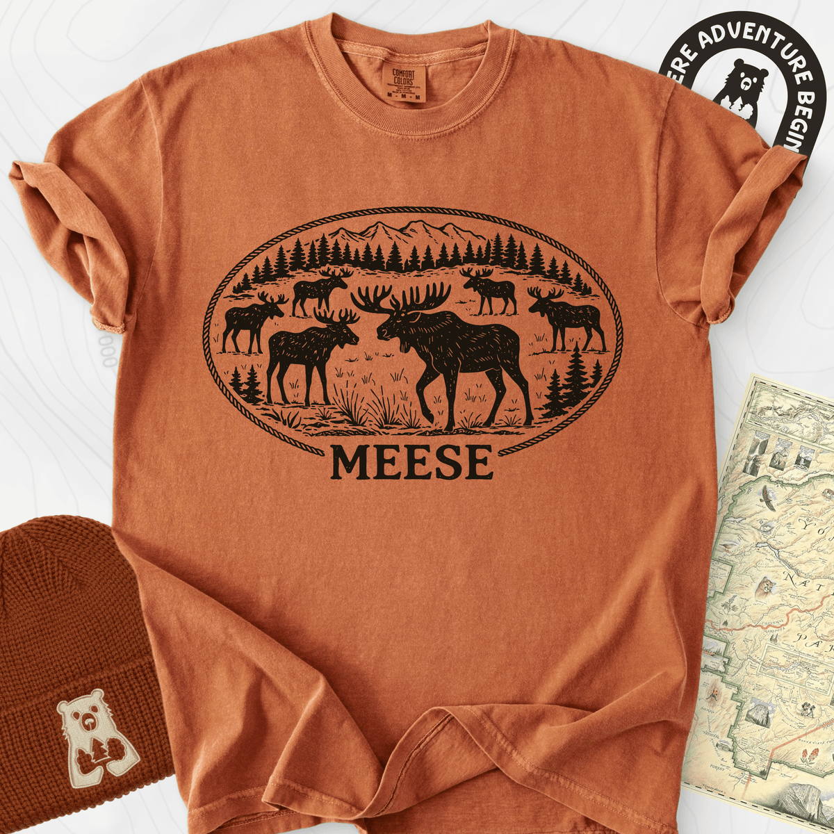 Meese T-Shirt Gift For Hiker