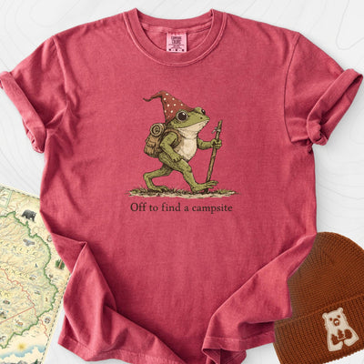 Off to Find a Campsite T-Shirt Gift For Hiker