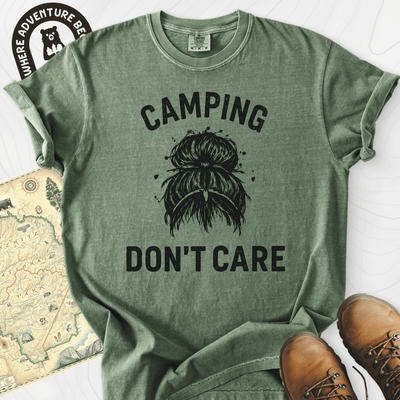 Camping Hair T-Shirt Gift For Hiker
