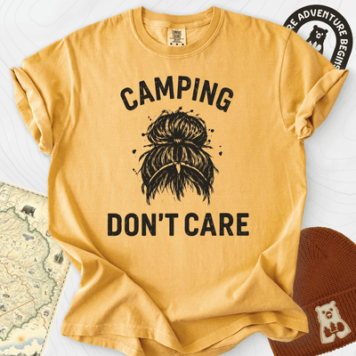 Camping Hair T-Shirt Gift For Hiker