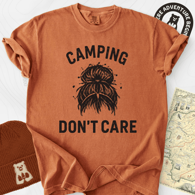 Camping Hair T-Shirt Gift For Hiker