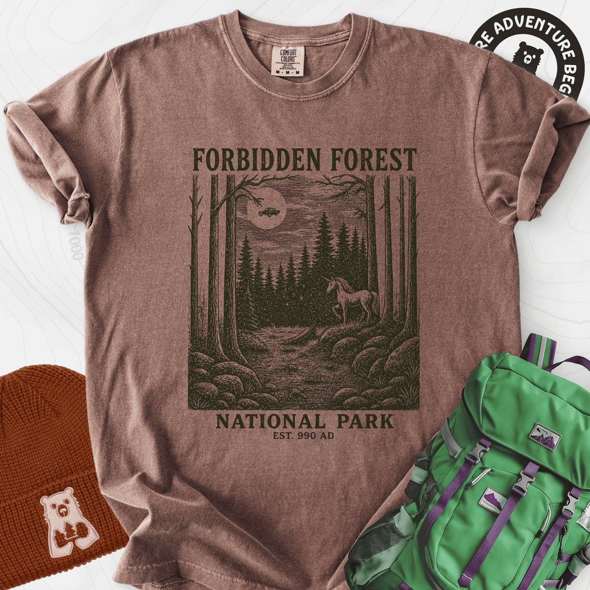 Forbidden Forest T-Shirt Gift For Hiker