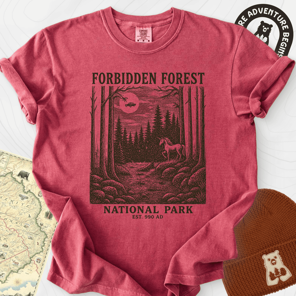 Forbidden Forest T-Shirt Gift For Hiker
