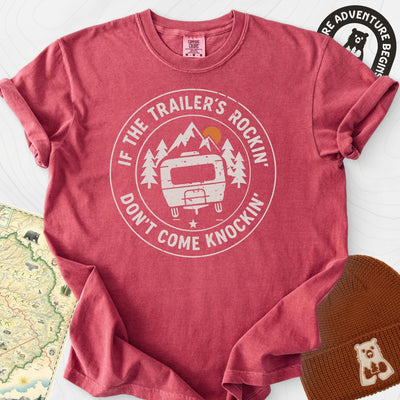 If the Trailer’s Rockin’ T-Shirt Gift For Hiker