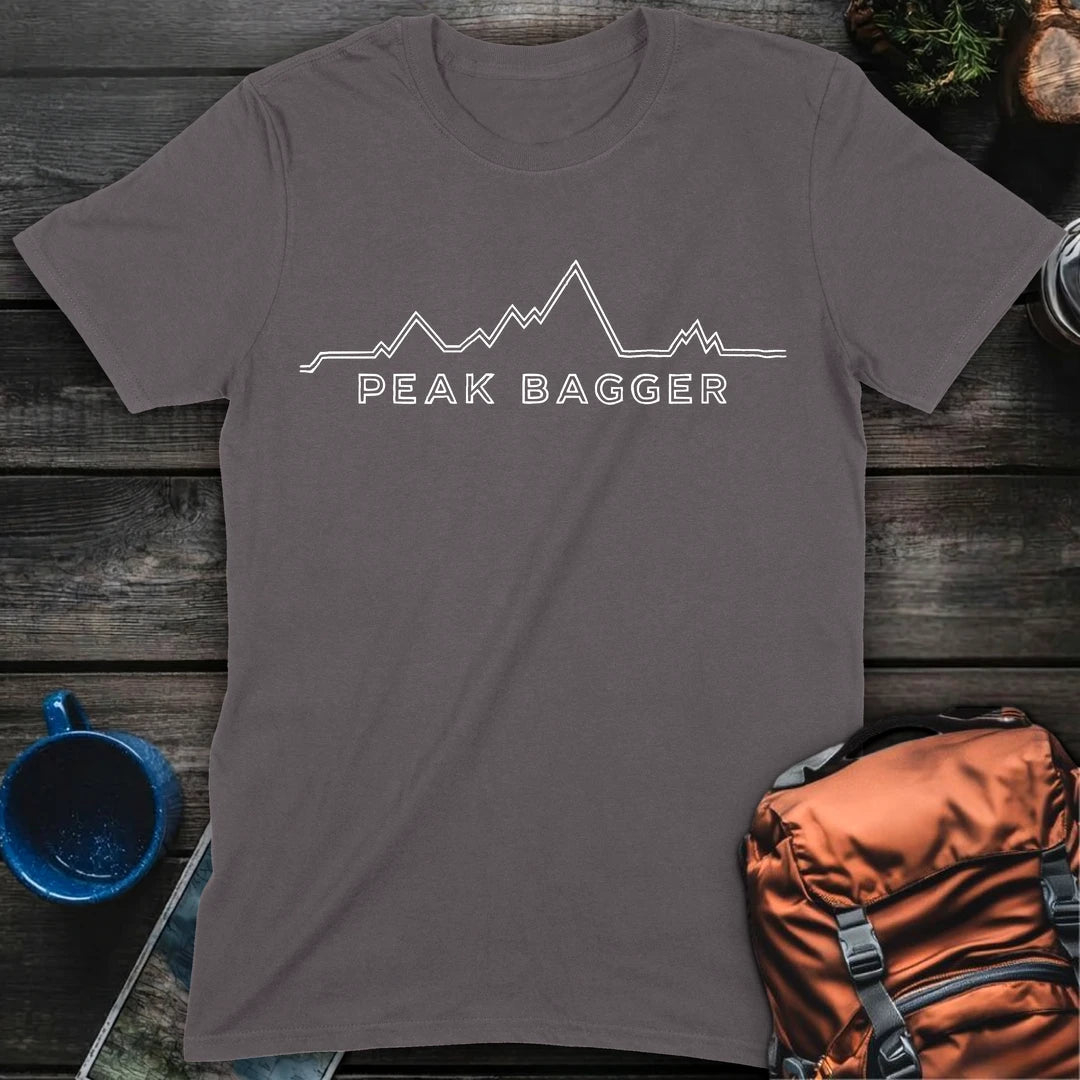 Peak Bagger T-Shirt Gift For Nature Lovers