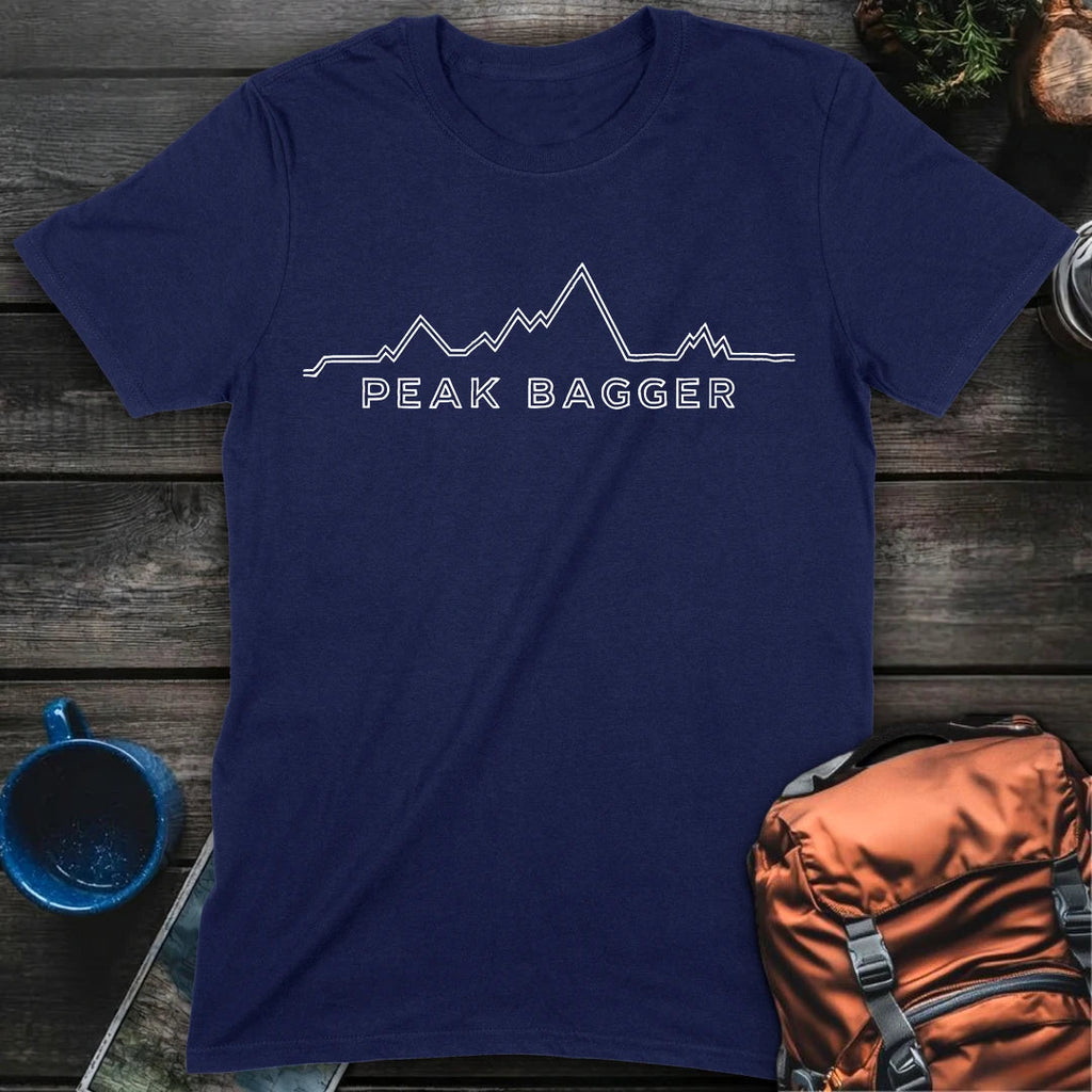 Peak Bagger T-Shirt Gift For Nature Lovers