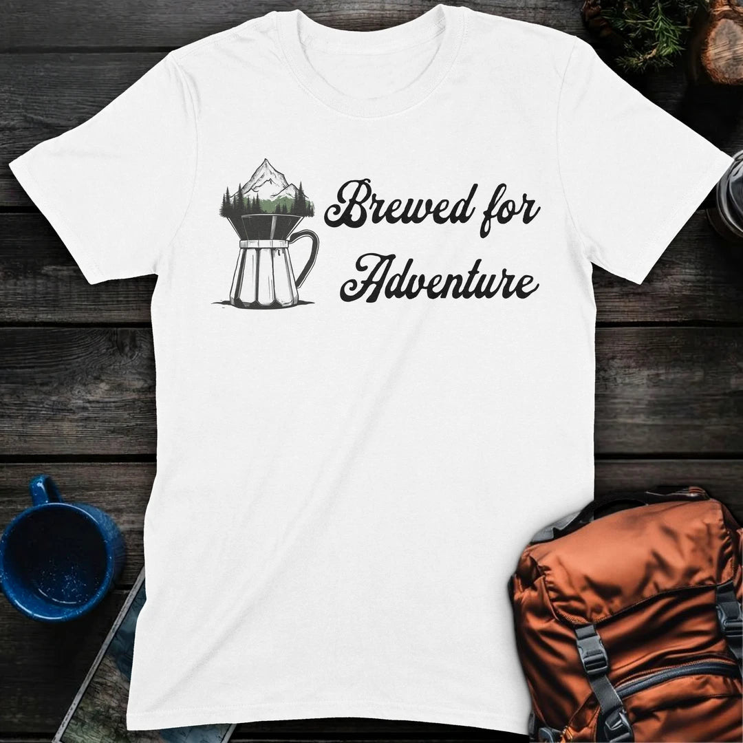 Brewed Adventure T-Shirt Gift For Nature Lovers