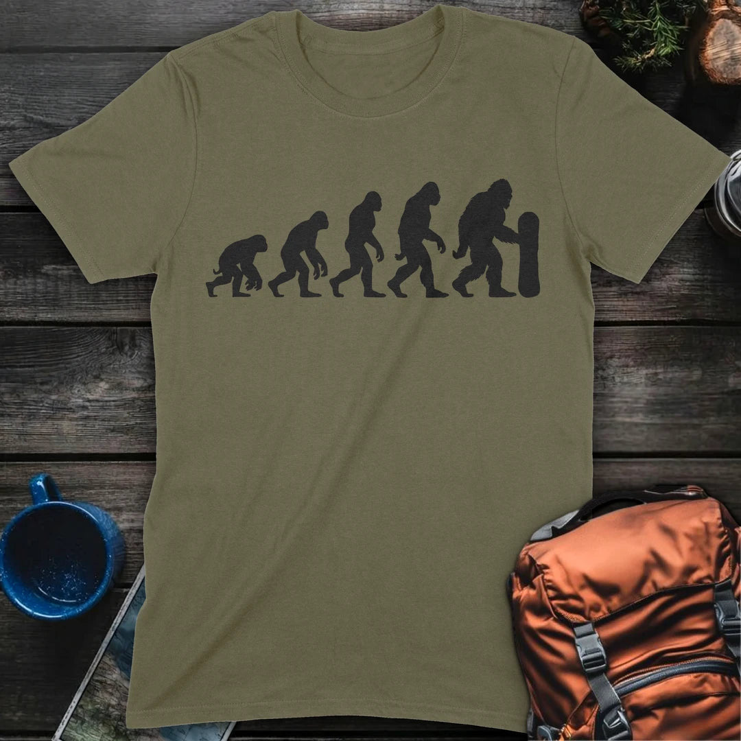 Evo Snowboarder T-Shirt Gift For Nature Lovers