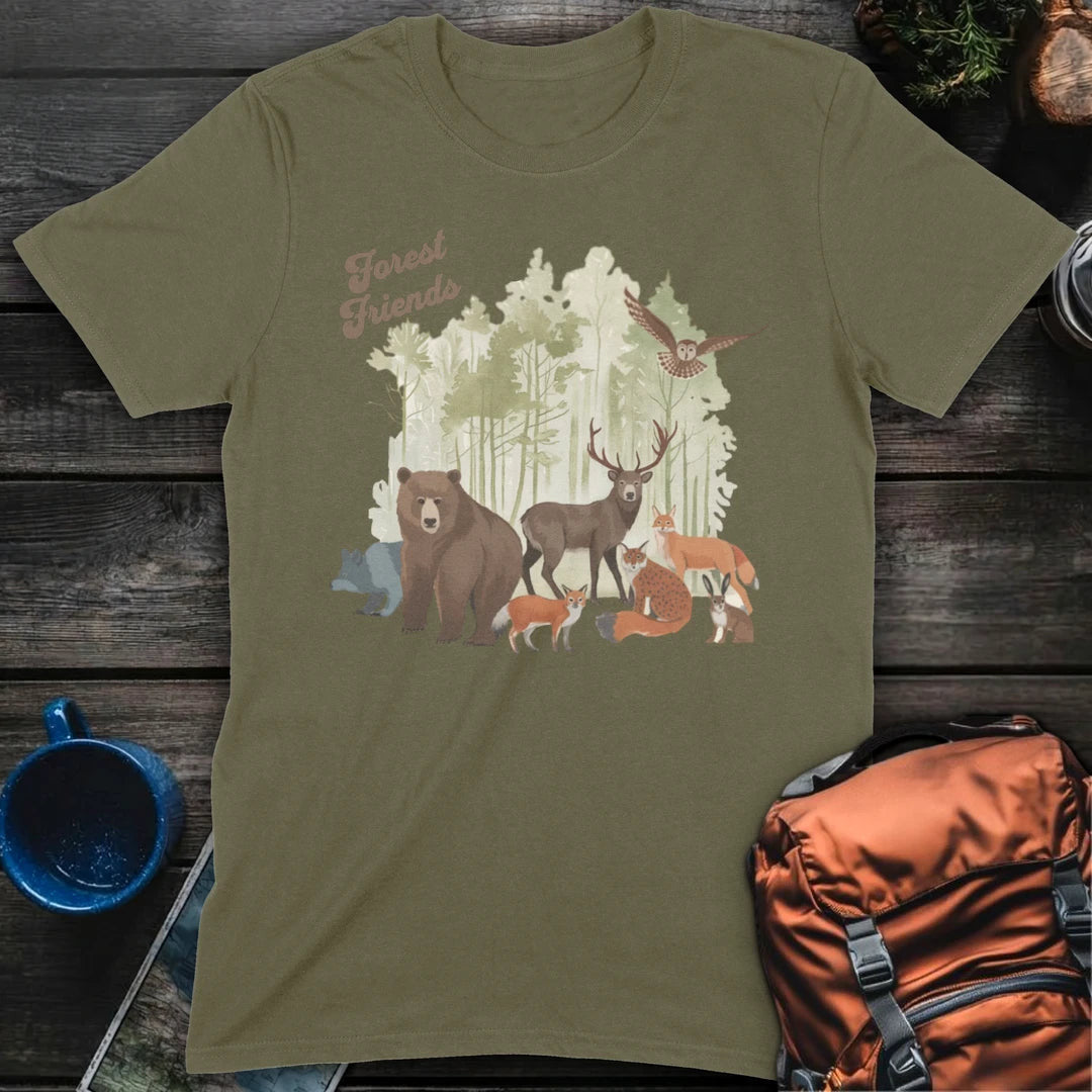Friends Of Forest T-Shirt Gift For Nature Lovers